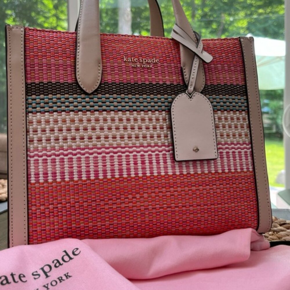 Kate Spade Manhattan woven tote